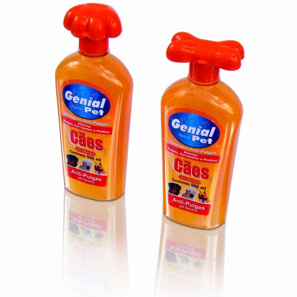 Shampoo Genial Pet Anti-Pulgas PH Neutro - 500ML