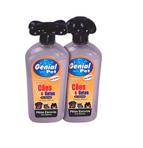 Shampoo Genial Pet Pelos Escuros 500ml