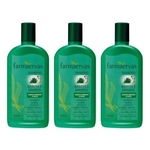 Shampoo Ginseng E Babosa 3 X 320ml - Farmaervas