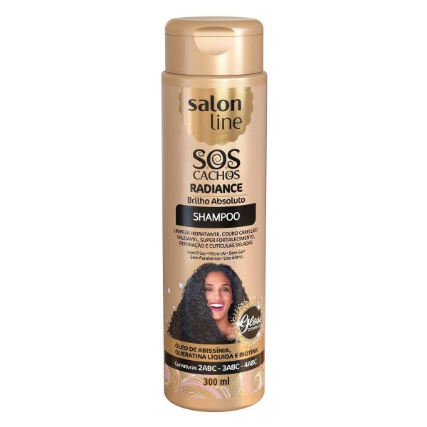 Shampoo Gloss S.O.S Cachos Radiance Brilho Absoluto 300ml