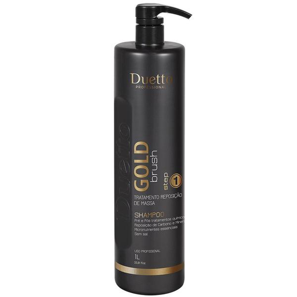 Shampoo Gold Brush Duetto 1 L - Duetto Professional