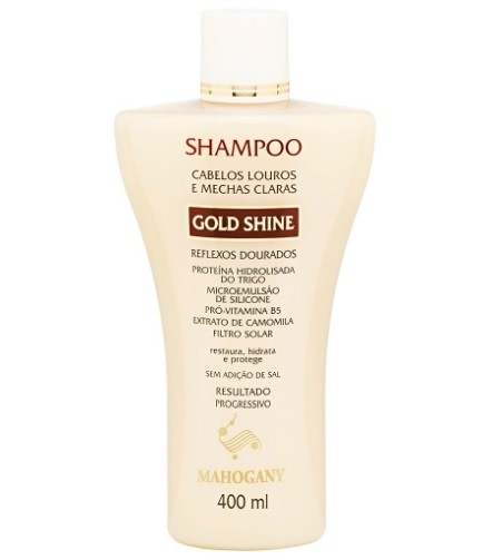 Shampoo Gold Shine 400Ml [Mahogany]