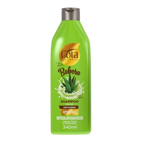 Shampoo Gota Dourada 340Ml Babosa