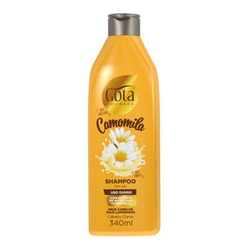 Shampoo Gota Dourada 340Ml Uso Diário Camomila