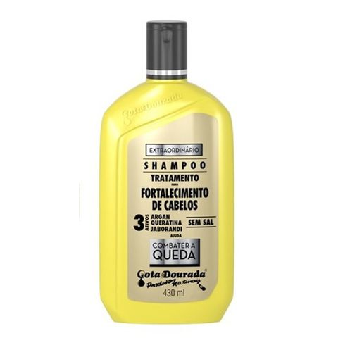 Shampoo Gota Dourada Extraordinário 3Ativos Anti Queda 430ml