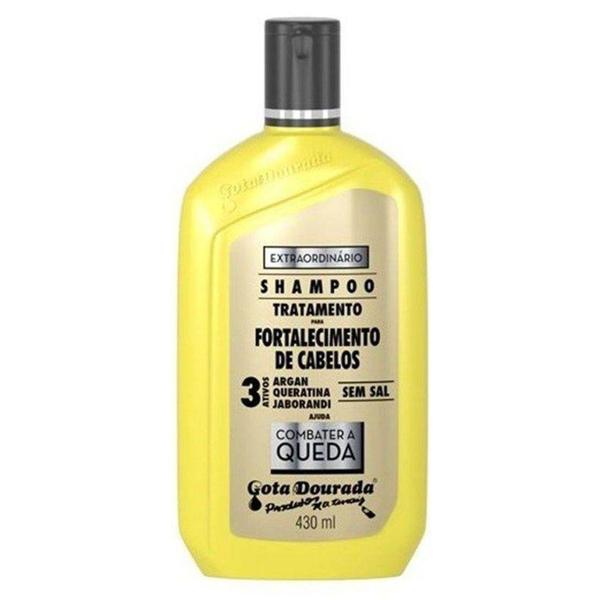 Shampoo Gota Dourada Fortalecedor - 430ml - Gota Cosmeticos