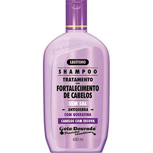Shampoo Gota Dourada Fortalecedor Cabelo com Escova 430ml