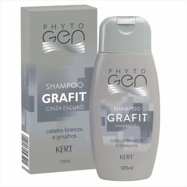 Shampoo Grafit Cinza Escuro 120ml Kert Phytogen