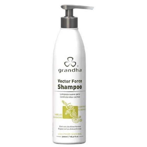 Shampoo Grandha Vector Force para Cachos Low Poo 500ml