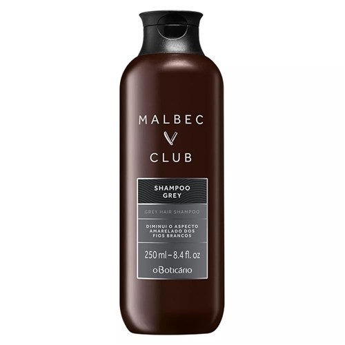Shampoo Gray Malbec Club 250Ml [O Boticário]