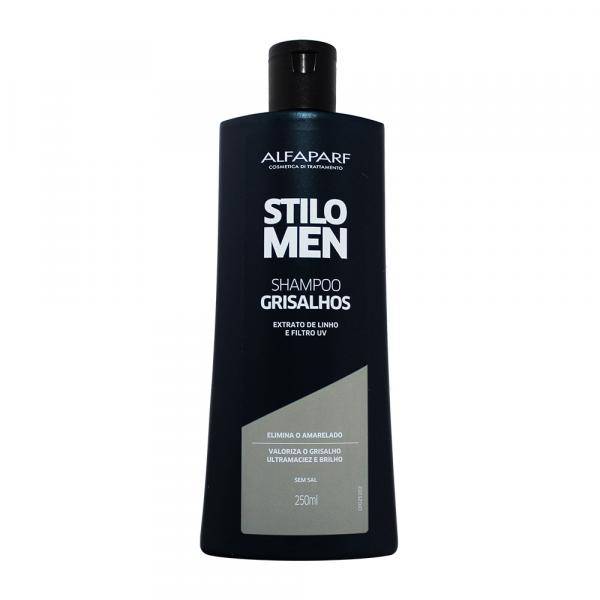 Shampoo Grisalhos Stilo Men 250ml - Alfaparf