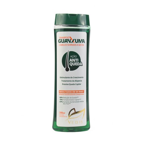 Shampoo Guanxuma Anti Queda Cabelos Normais a Secos Vedis 300Ml