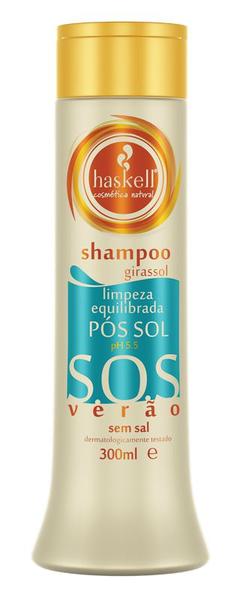Shampoo Haskell Girassol Pós Sol S.O.S 300ml