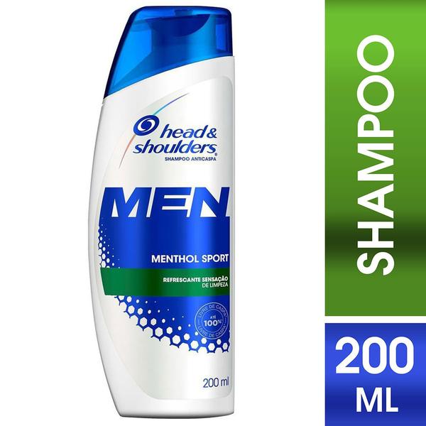 Shampoo Head e Shoulders Anticaspa Menthol Sport Men 200mL