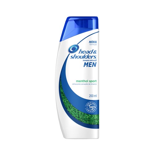 Shampoo Head & Shoulders Anti-Caspa Menthol Refrescante 200ml