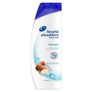 Shampoo de Cuidados com a Raiz Head & Shoulders Hidratação com Óleo de Amêndoas 200ml