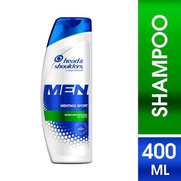 Shampoo Head Shoulders Men Menthol Refrescante 400ml