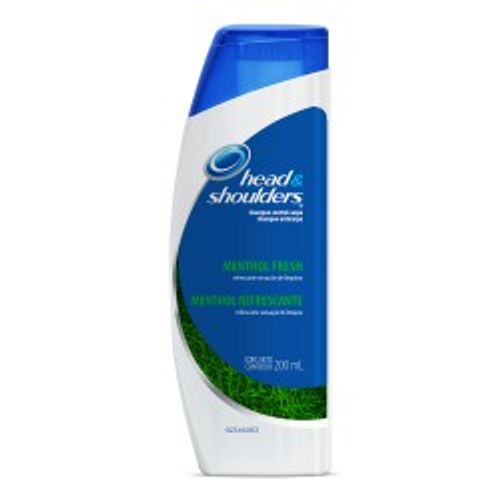 Shampoo Head & Shoulders Menthol Refrescante Masculino 200ml