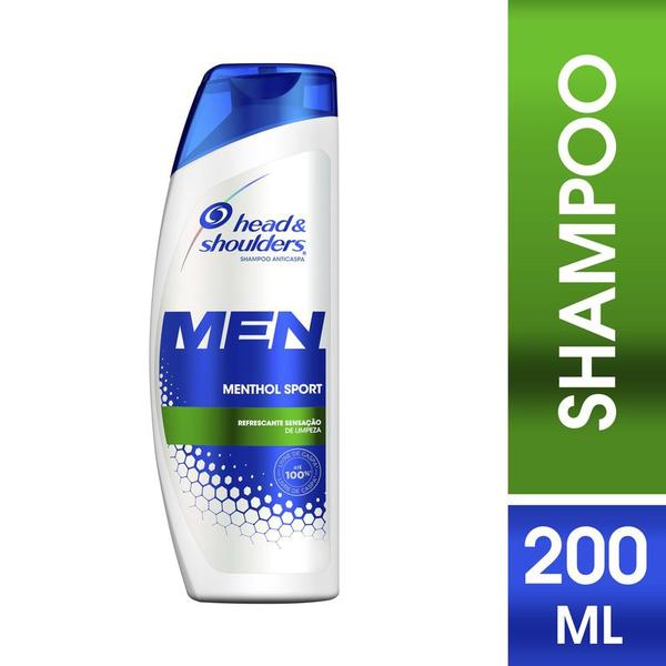 Shampoo Head Shoulders Menthol Refrescante Masculino 200ml