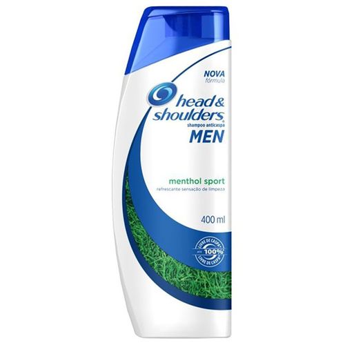 Shampoo Head & Shoulders Menthol Refrescante Men 400 Ml