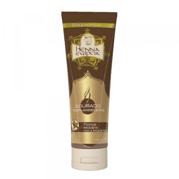 Shampoo Henna Egípcia Dourado Resplandecente 250ml