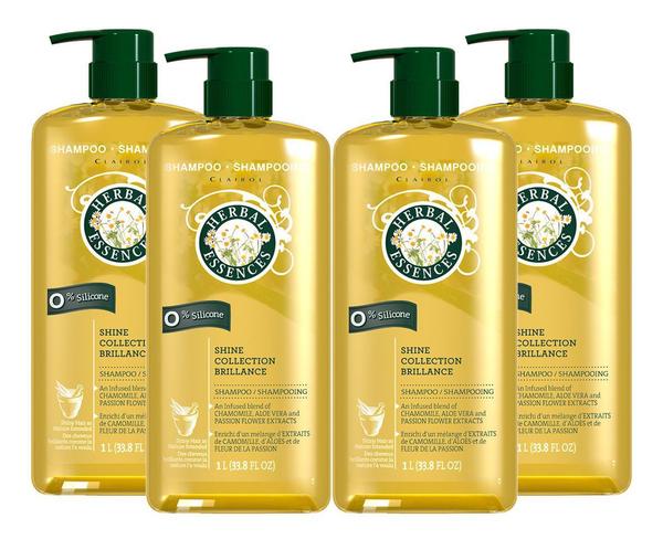 Shampoo Herbal Essences Shine Collection 1 L - Cx 4