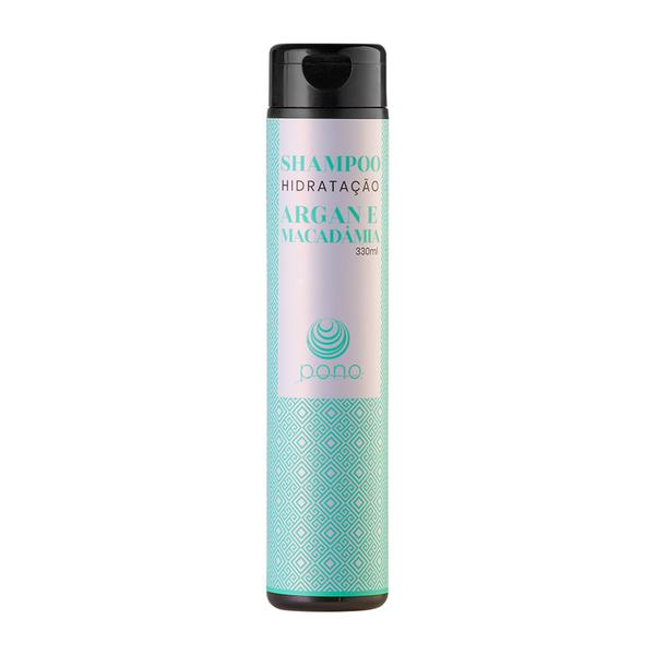 Shampoo Hidratação- Argan e Macadâmia 330ml - Pono Cosméticos