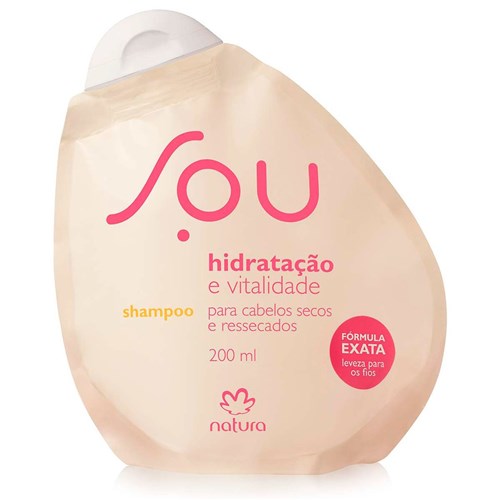Shampoo Hidratação e Vitalidade Sou Natura- 200Ml