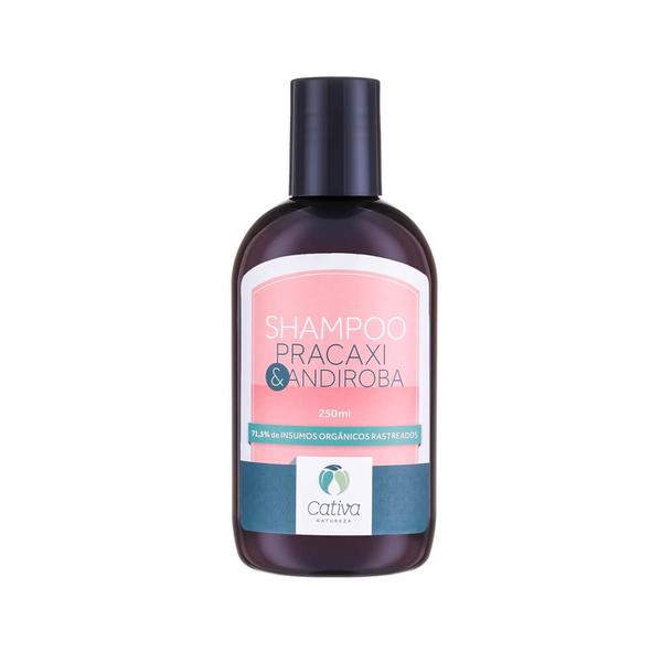 Shampoo Hidratante e Reconstrutor Natural de Pracaxi Andiroba 250ml Cativa Natureza