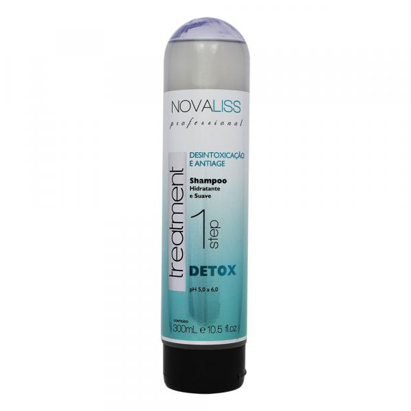 Shampoo Hidratante e Suave Detox 300ml - NovaLiss Professional