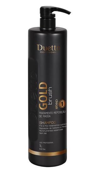 Shampoo Hidratante Gold Brush Duetto Professional 1L