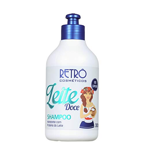 Shampoo Hidratante Leite Doce Retrô Cosméticos 300ml
