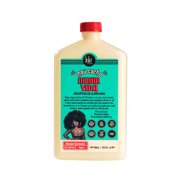 Shampoo Hidratante Sem Sulfato Meu Cacho Minha Vida 500ml - Lola Cosmetics