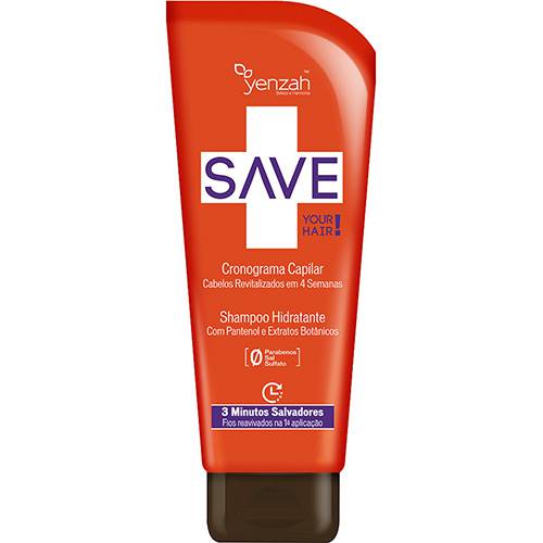 Shampoo Hidratante Yenzah Save Your Hair 200ml