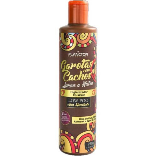 Shampoo Higienizador Co-wash Garotas C/ Cachos Low Poo 250g - Plancton