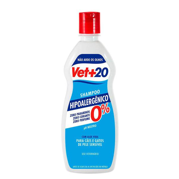 Shampoo Hipoalergênico Vet+20 500ml