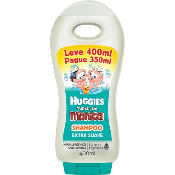 Shampoo Huggies Turma da Mônica Extra Suave - Leve 400mL, Pague 350mL - Kimberly Clark