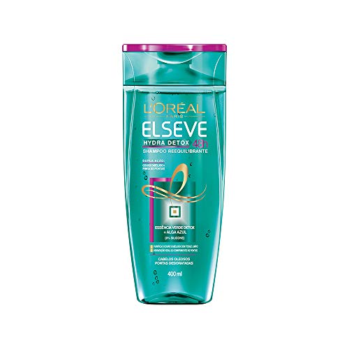 Shampoo Hydra-Detox Anti-Oleosidade Elseve 400 Ml, L'Oréal Paris