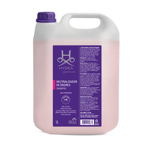 Shampoo Hydra Neutralizador de Odores 1:4 - 5L - Pet Society