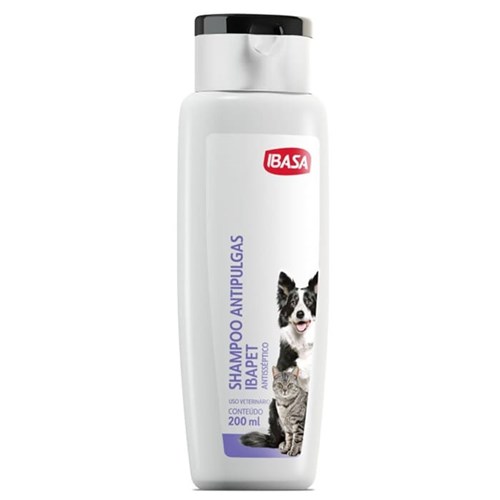 Shampoo Ibasa Antipulgas para Cães e Gatos 200ml