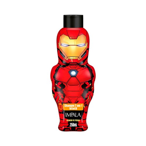 Shampoo Impala Avangers 2X1 Homem de Ferro 250ml