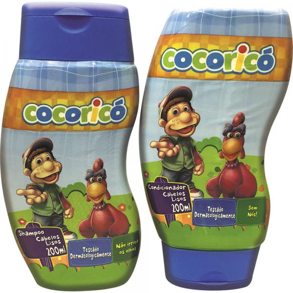 Shampoo Infantil 200ml para Cabelos Lisos Cocoricó - Diaper