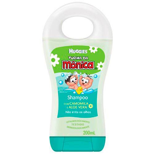 Shampoo Infantil Camomila 200ml - Huggies Turma da Mônica