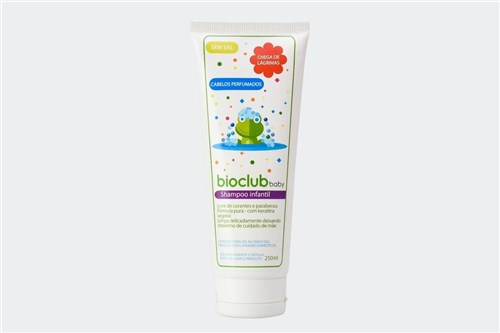 Shampoo Infantil com Keratina Vegetal Sem Sal Bioclub 250Ml