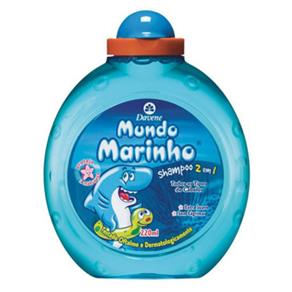 Shampoo Infantil Davene Mundo Marinho Todos os Tipo de Cabelo 220Ml