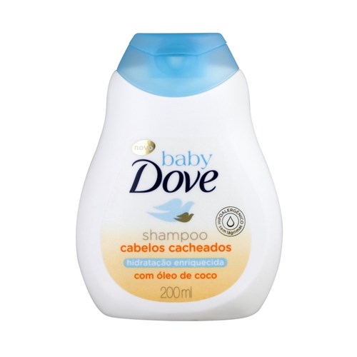 Shampoo Infantil Dove Baby Hidratação Enriquecida com Óleo de Coco 200Ml