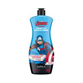 Shampoo Infantil Impala Avengers Capitão America 2Em1 400Ml