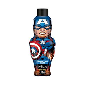 Shampoo Infantil Impala Avengers Capitão America 2Em1 250Ml