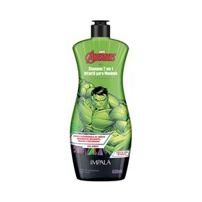 Shampoo Infantil Impala Avengers Hulk 2Em1 400Ml