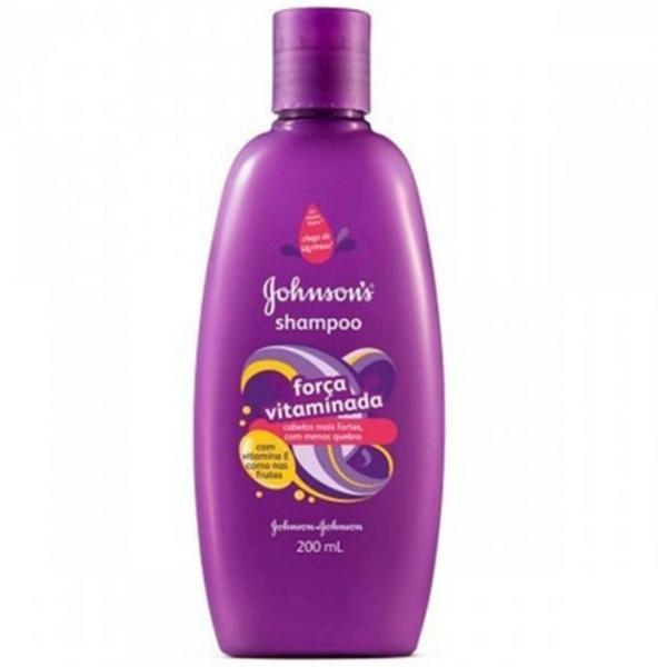 Shampoo Infantil Johnson Johnson 200ml Força Vitaminada - Sem Marca